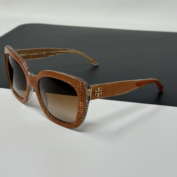 Tory Burch Sunglasses Frame Scratched Lenses TY 7127 Orange/clear main image 6